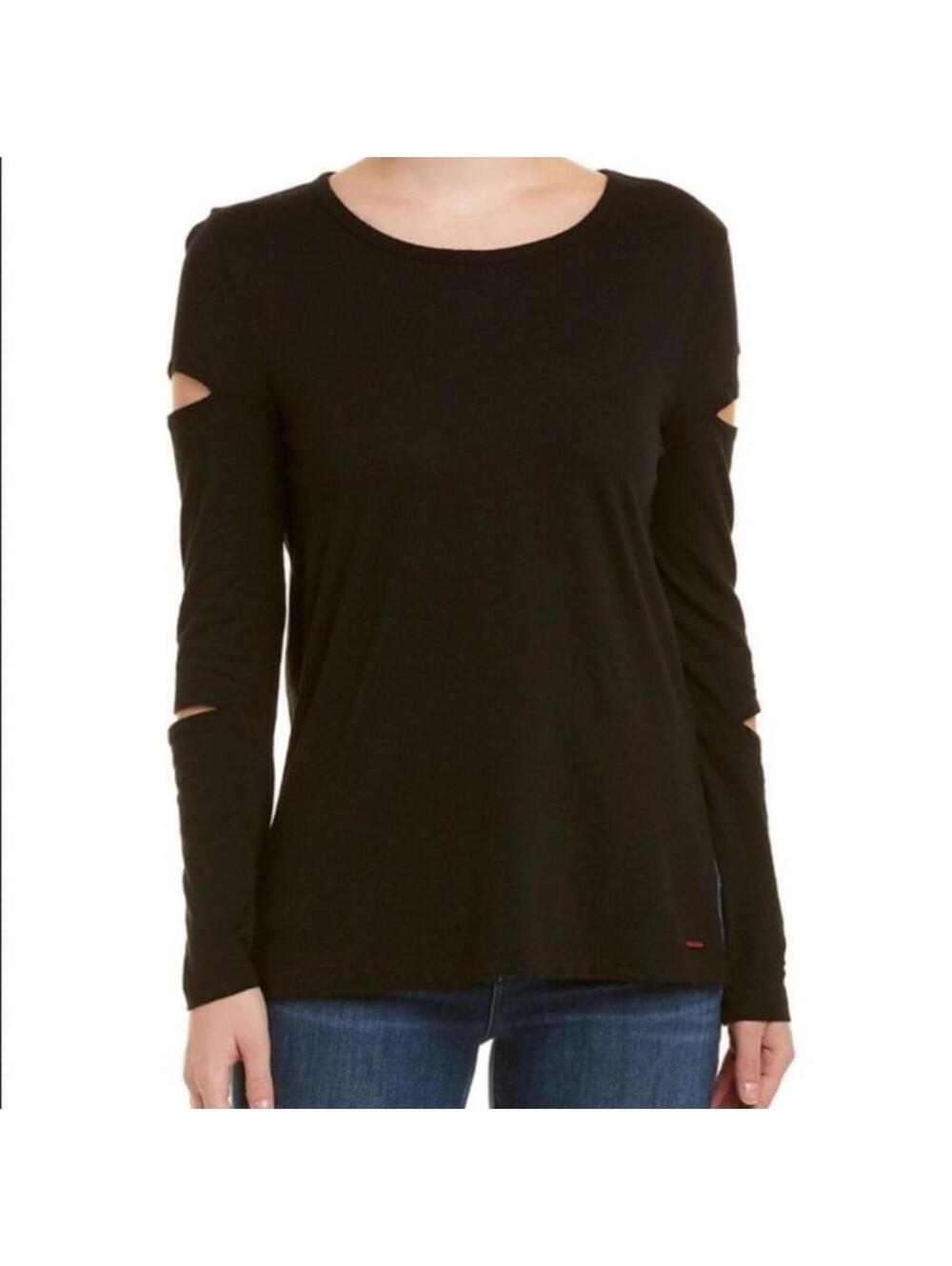 n: PHILANTHROPY Long Sleeve Black Shirt - Brand new with Tags!